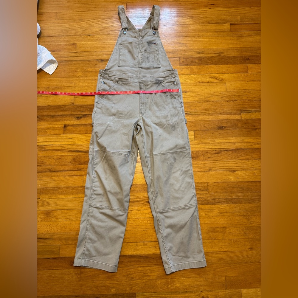 Duluth Trading Co Men's Gray Cargo Overalls